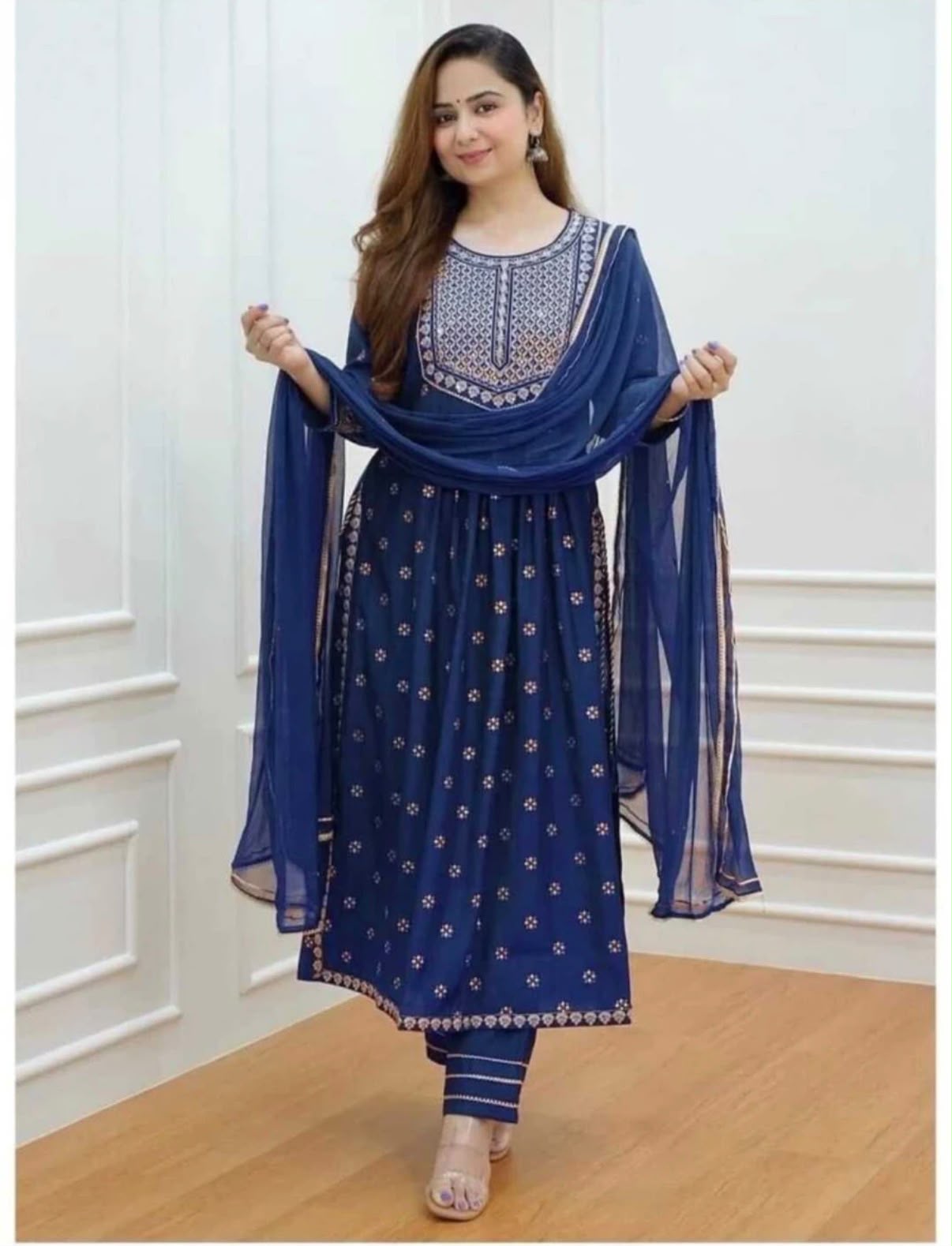 Kurta Pant Set with Dupatta